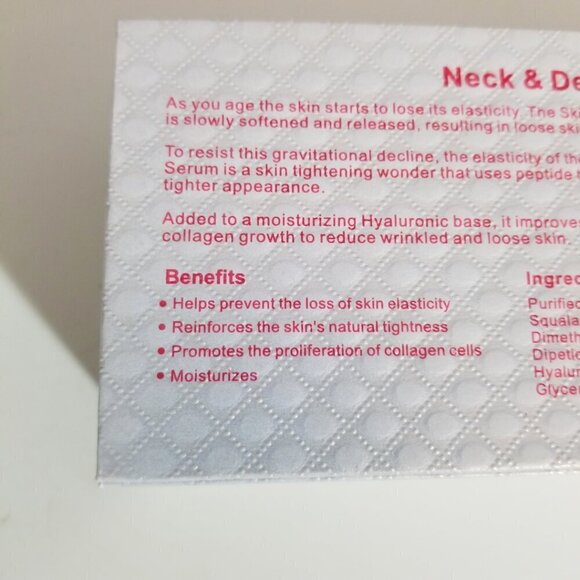 Dynamic Innovation Labs Neck & Décolleté Serum NEW - Picture 9 of 13